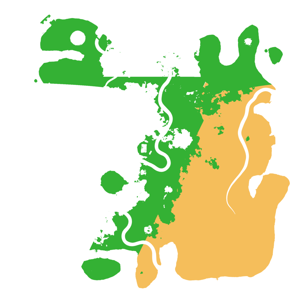 Biome Rust Map: Procedural Map, Size: 3800, Seed: 5485692
