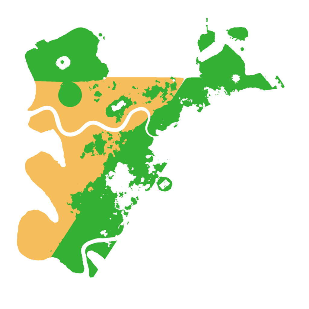 Biome Rust Map: Procedural Map, Size: 3457, Seed: 3449548