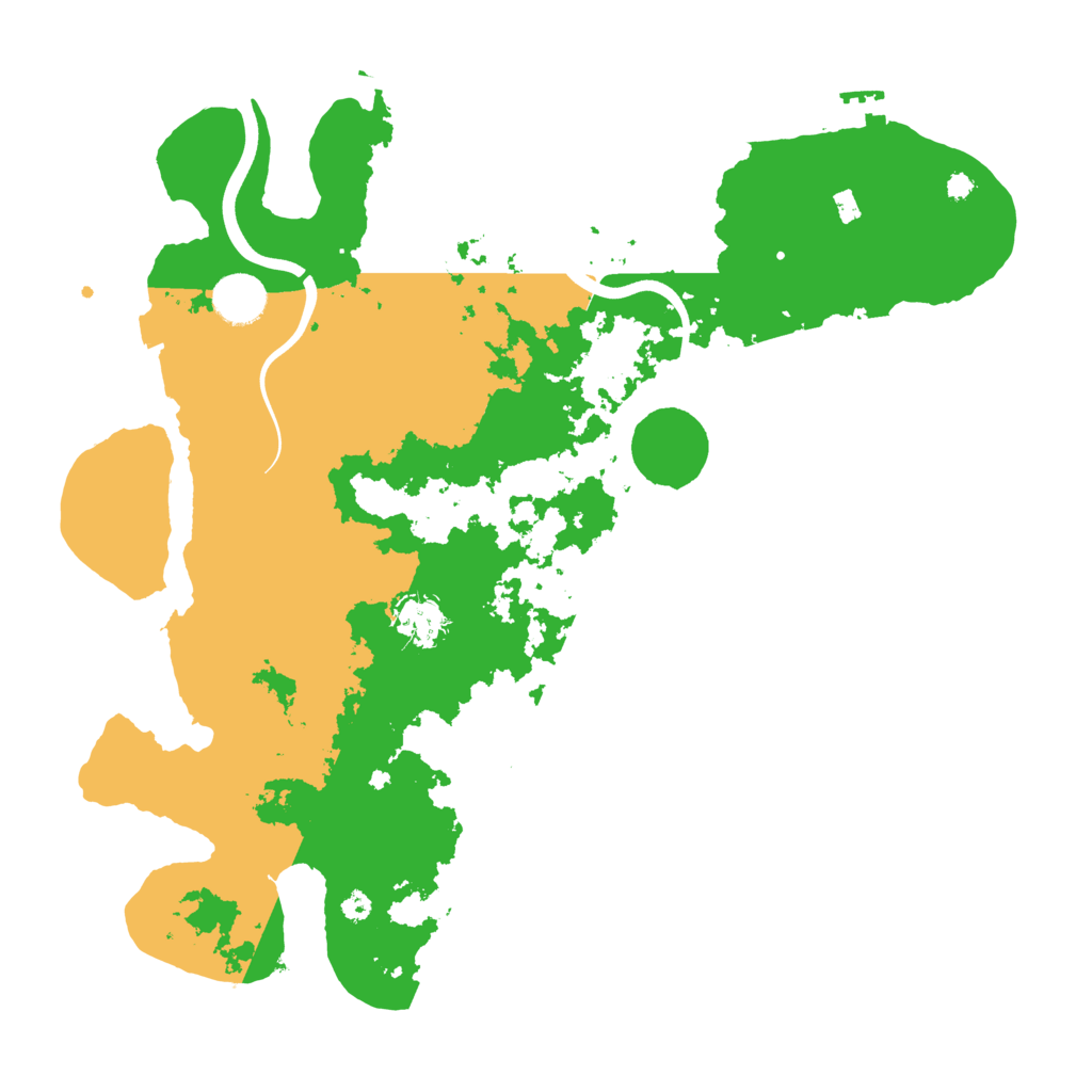 Biome Rust Map: Procedural Map, Size: 3750, Seed: 457501529