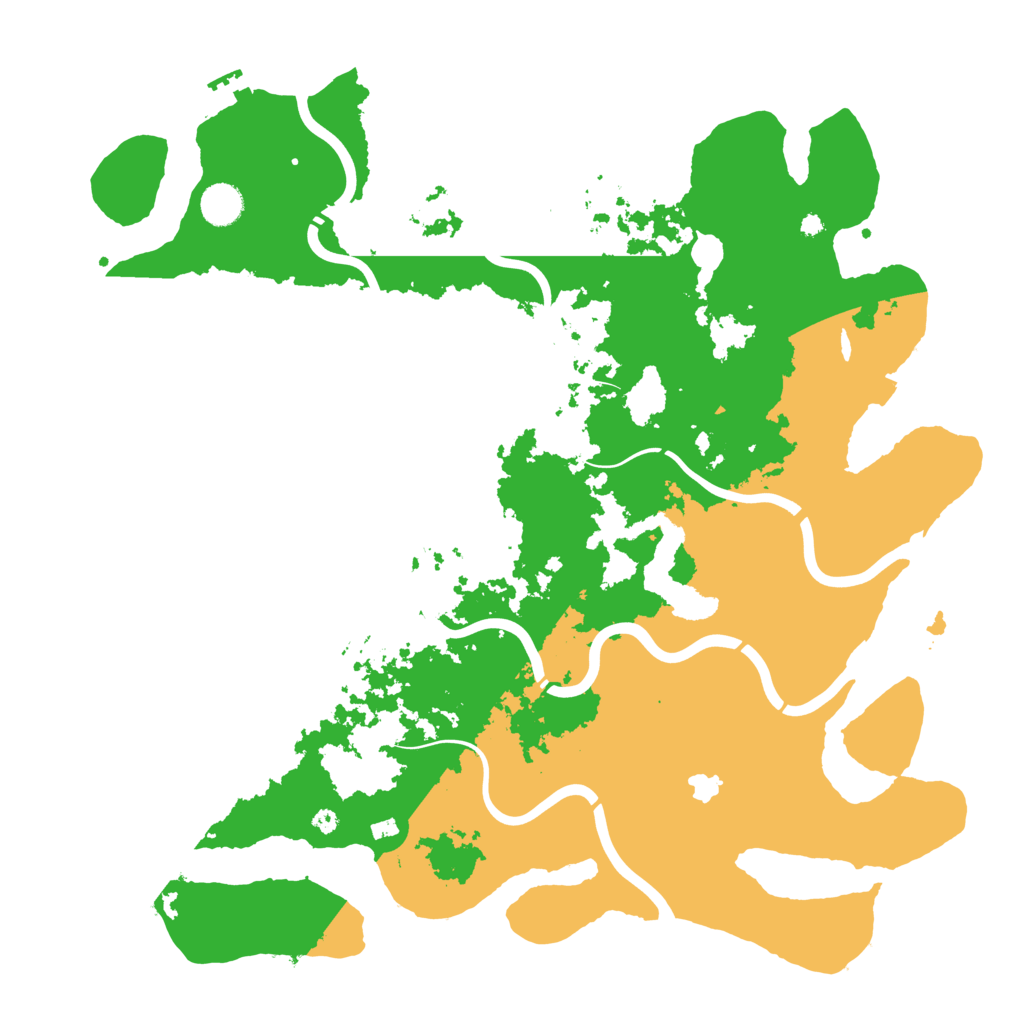 Biome Rust Map: Procedural Map, Size: 4250, Seed: 157498627
