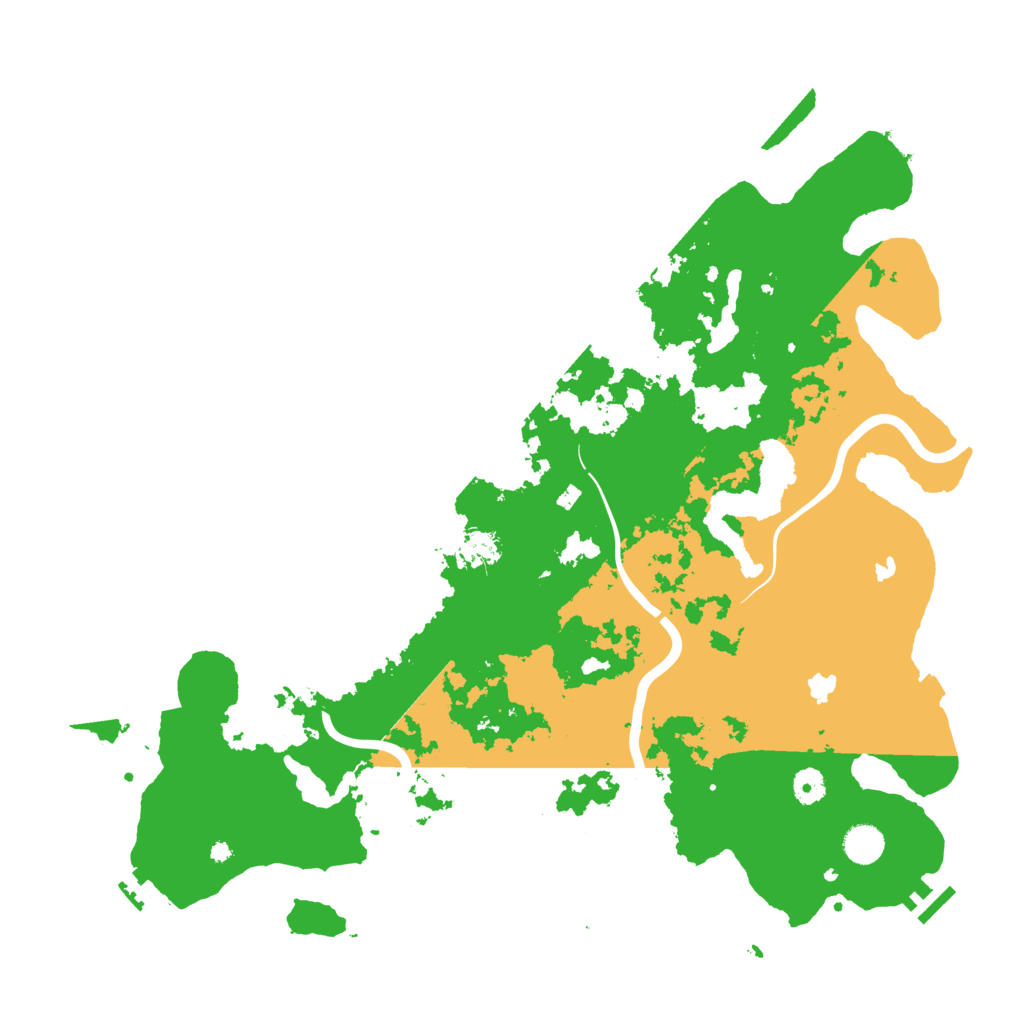 Biome Rust Map: Procedural Map, Size: 4500, Seed: 627995452