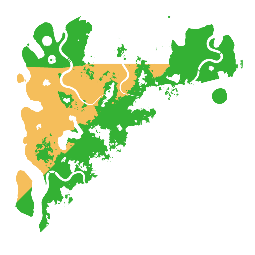 Biome Rust Map: Procedural Map, Size: 4500, Seed: 24688642