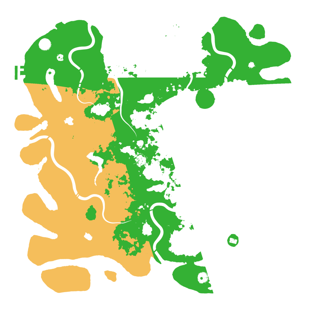Biome Rust Map: Procedural Map, Size: 4500, Seed: 1736267750
