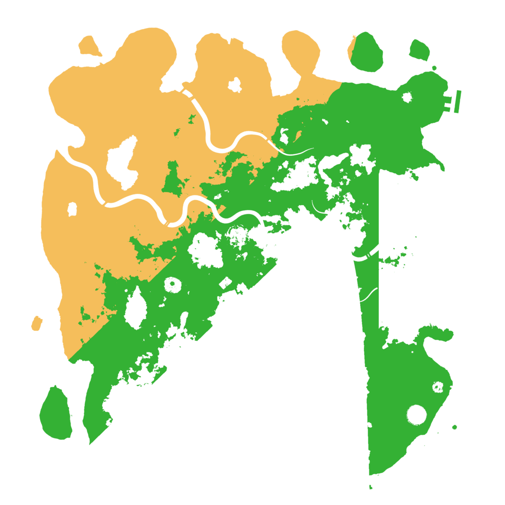Biome Rust Map: Procedural Map, Size: 4500, Seed: 670348331