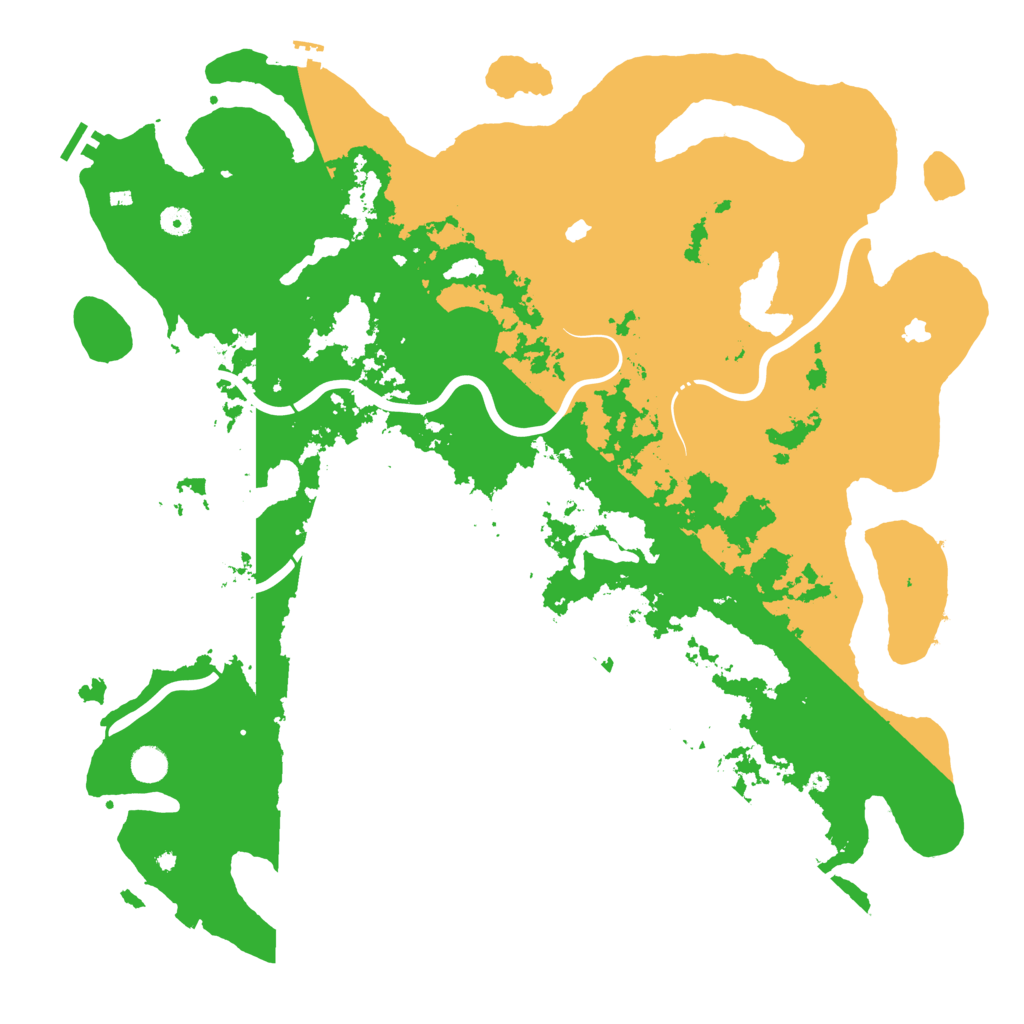 Biome Rust Map: Procedural Map, Size: 5000, Seed: 2007542454