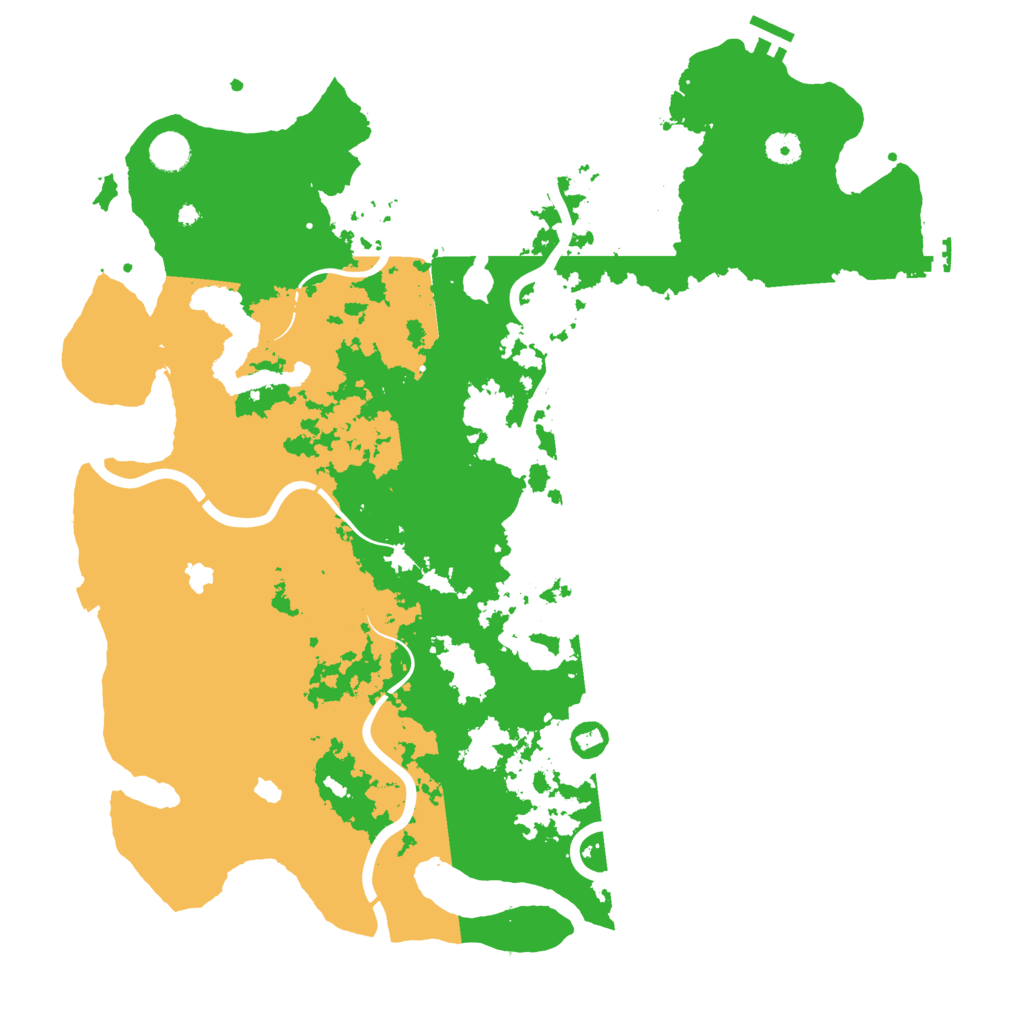 Biome Rust Map: Procedural Map, Size: 4500, Seed: 13181