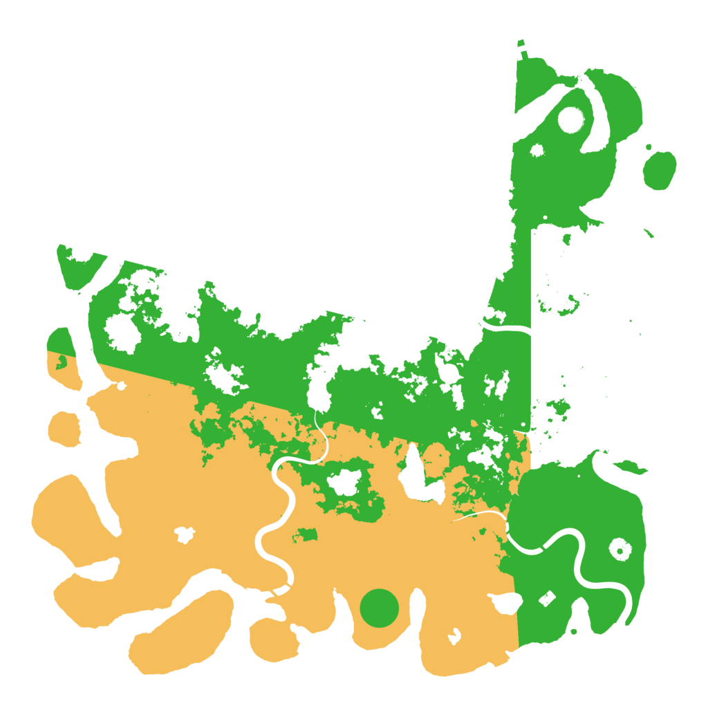 Biome Rust Map: Procedural Map, Size: 4800, Seed: 1292621813