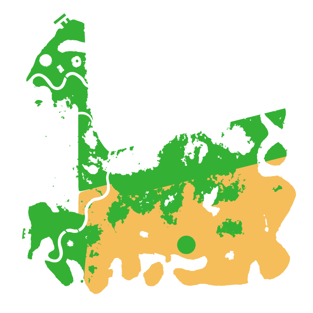 Biome Rust Map: Procedural Map, Size: 4500, Seed: 1610604358
