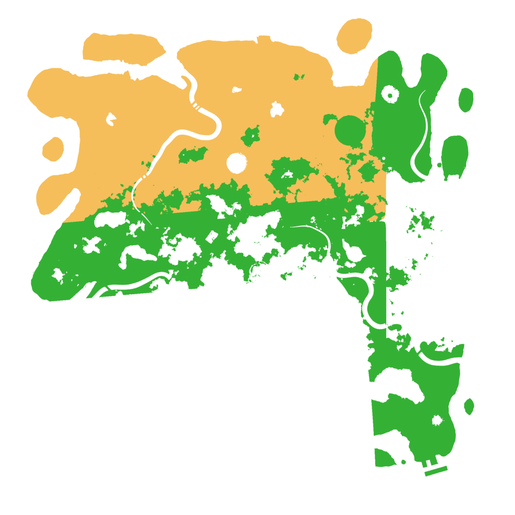 Biome Rust Map: Procedural Map, Size: 4500, Seed: 662658675
