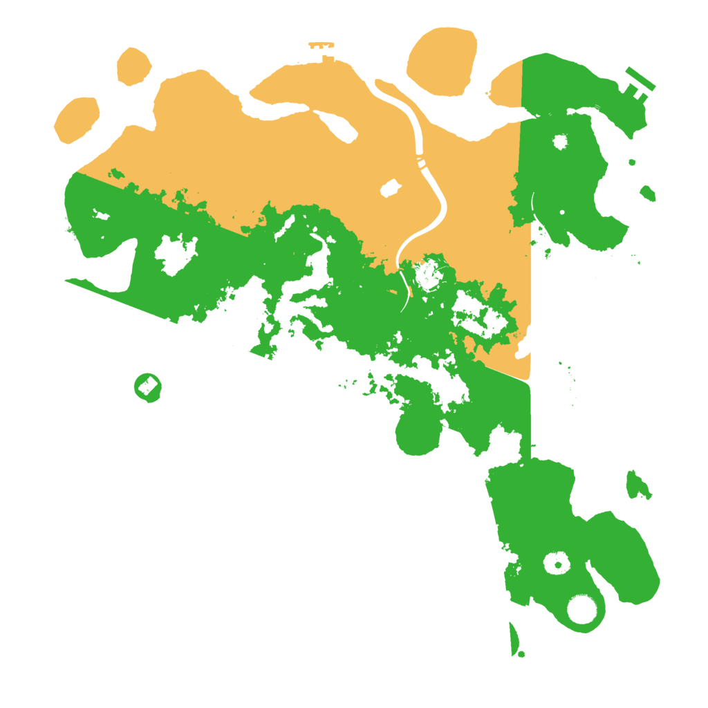 Biome Rust Map: Procedural Map, Size: 4250, Seed: 1597173049