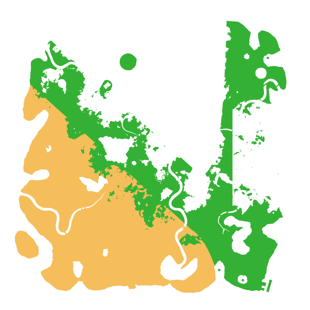 Biome Rust Map: Procedural Map, Size: 5000, Seed: 714619305