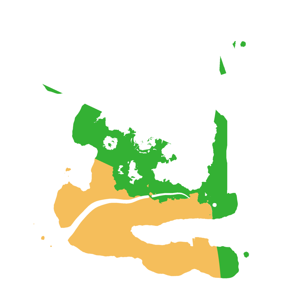 Biome Rust Map: Procedural Map, Size: 2200, Seed: 507661339