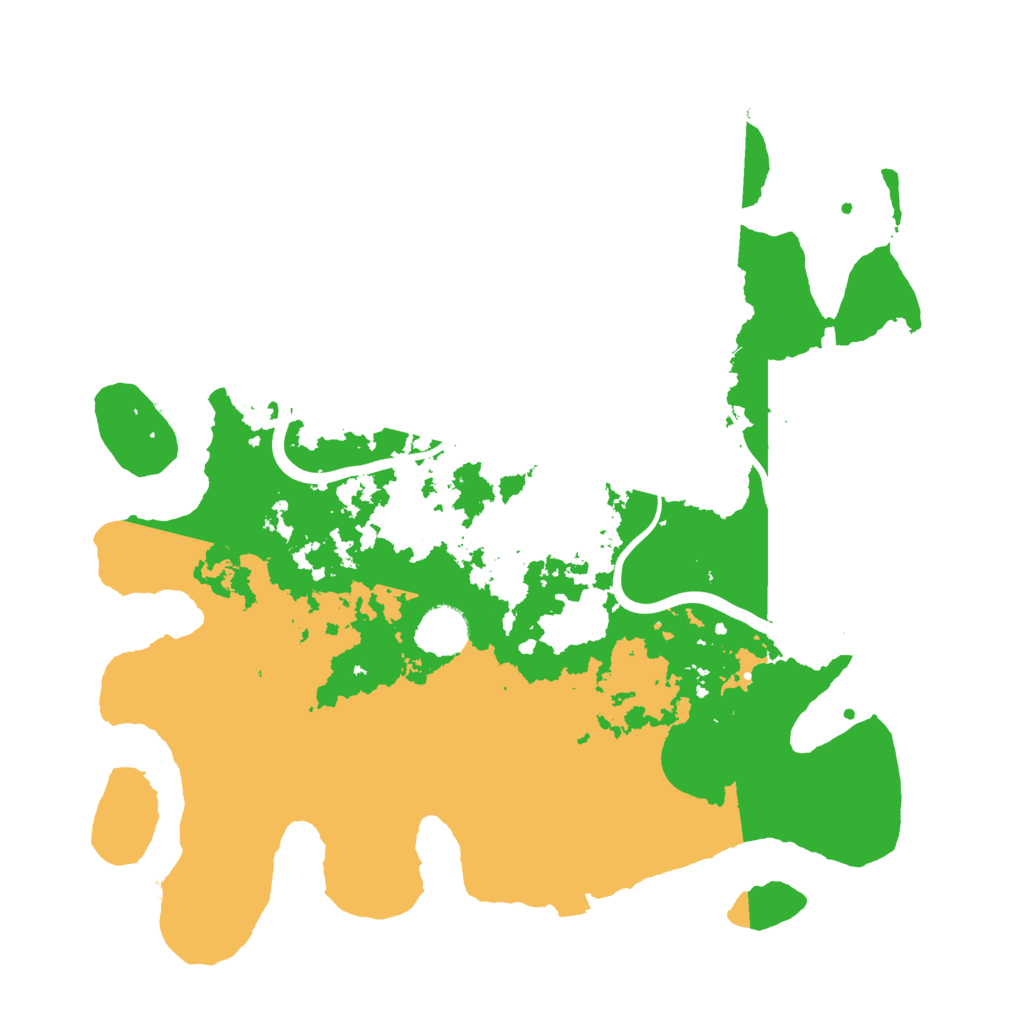 Biome Rust Map: Procedural Map, Size: 3700, Seed: 1760832521