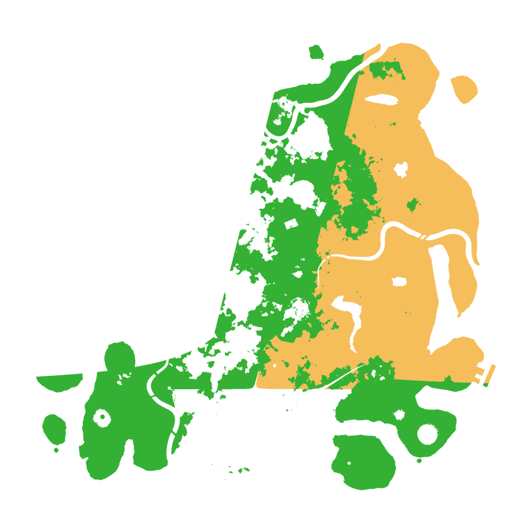Biome Rust Map: Procedural Map, Size: 4500, Seed: 1996800223