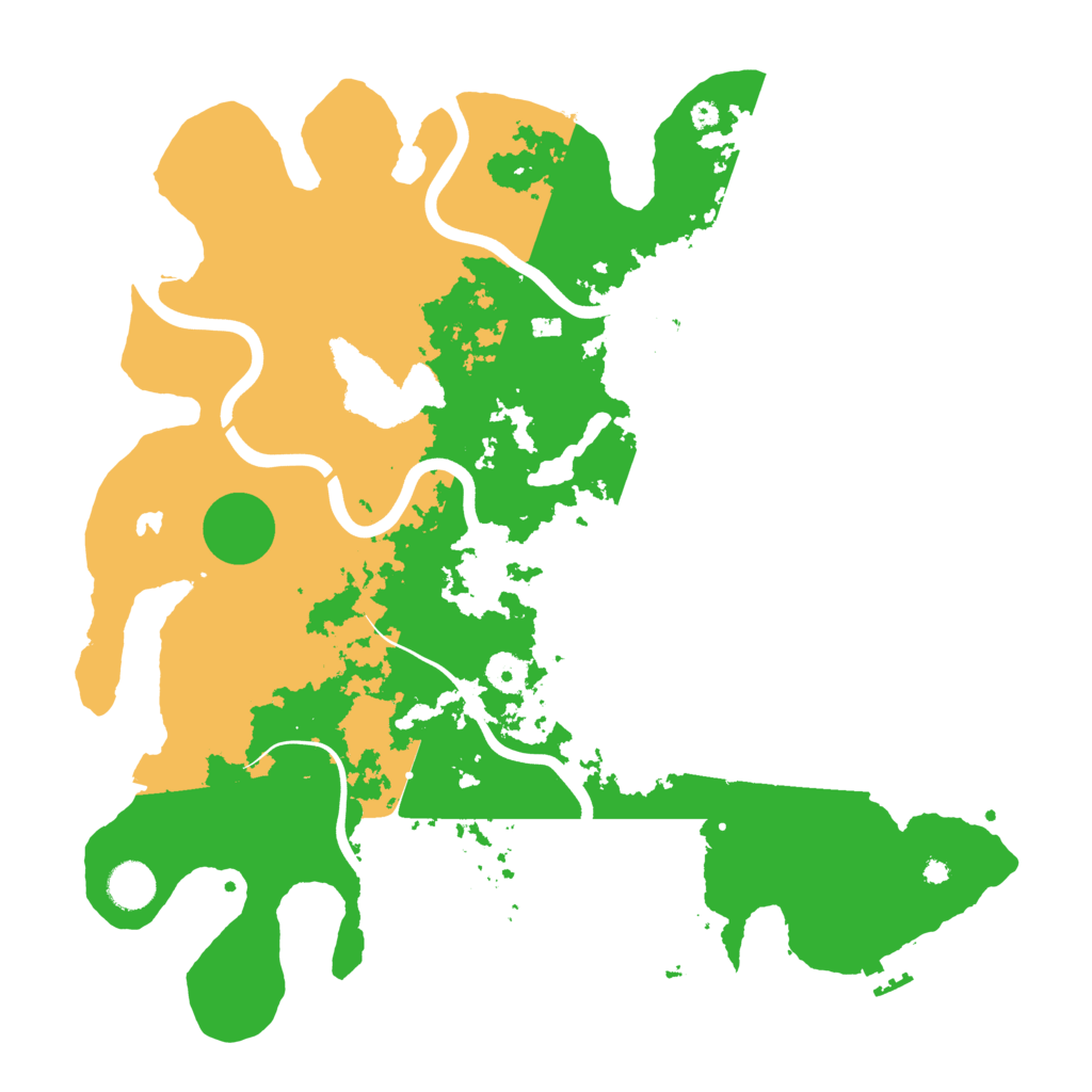 Biome Rust Map: Procedural Map, Size: 4000, Seed: 20260704