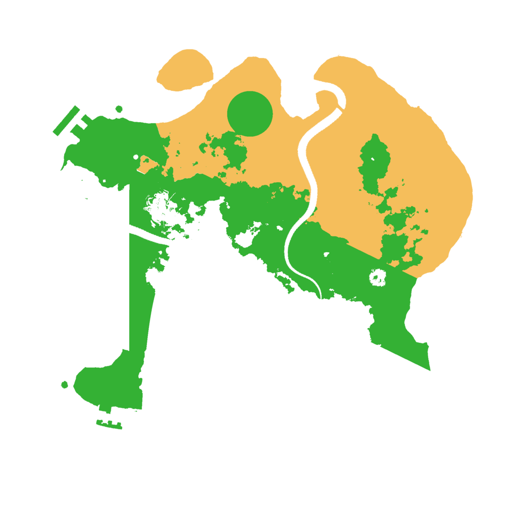 Biome Rust Map: Procedural Map, Size: 3000, Seed: 1859290176