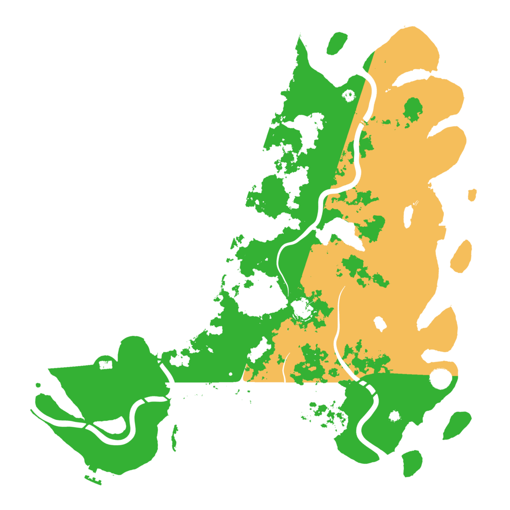 Biome Rust Map: Procedural Map, Size: 4250, Seed: 27551229