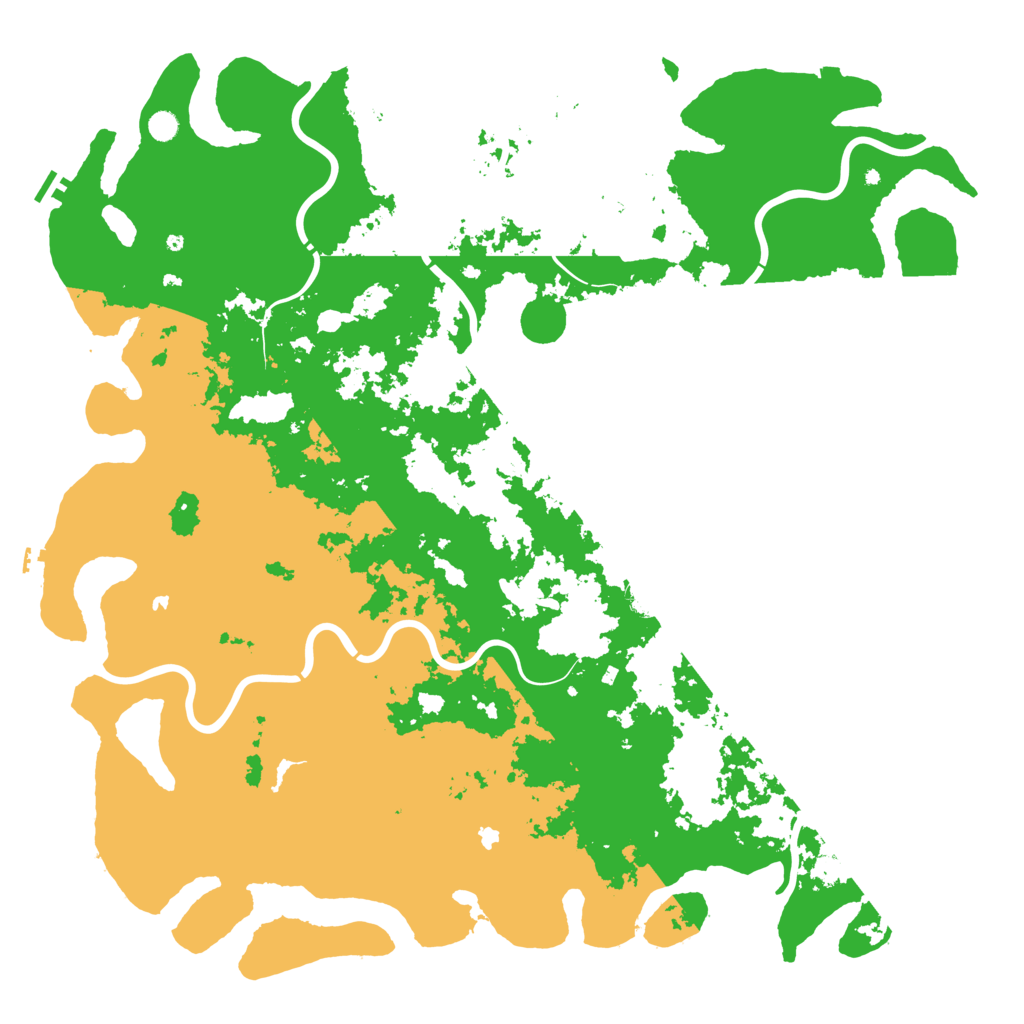 Biome Rust Map: Procedural Map, Size: 6000, Seed: 2139508628