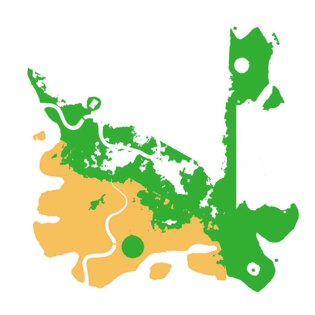 Biome Rust Map: Procedural Map, Size: 3700, Seed: 1878234754