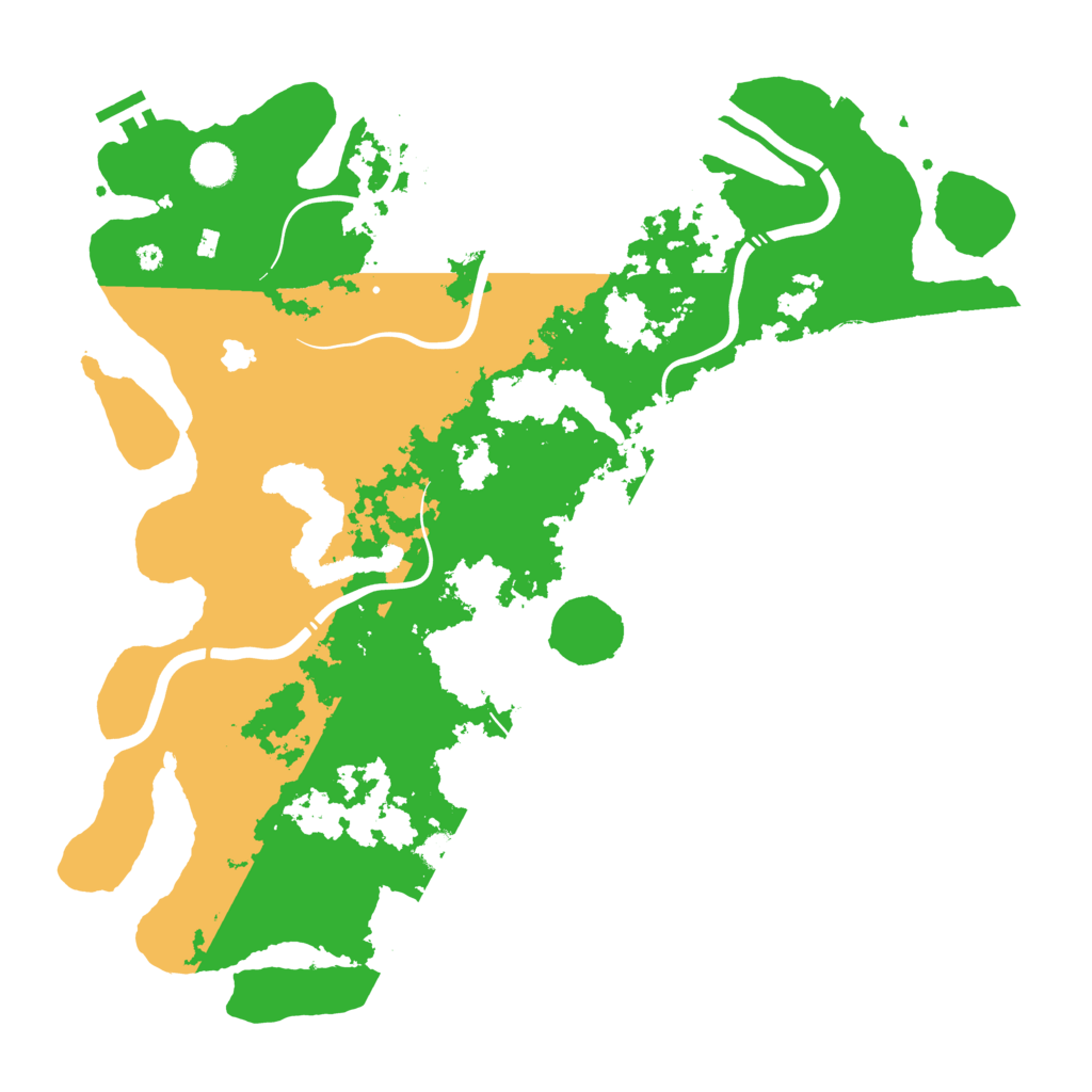 Biome Rust Map: Procedural Map, Size: 4250, Seed: 152840814