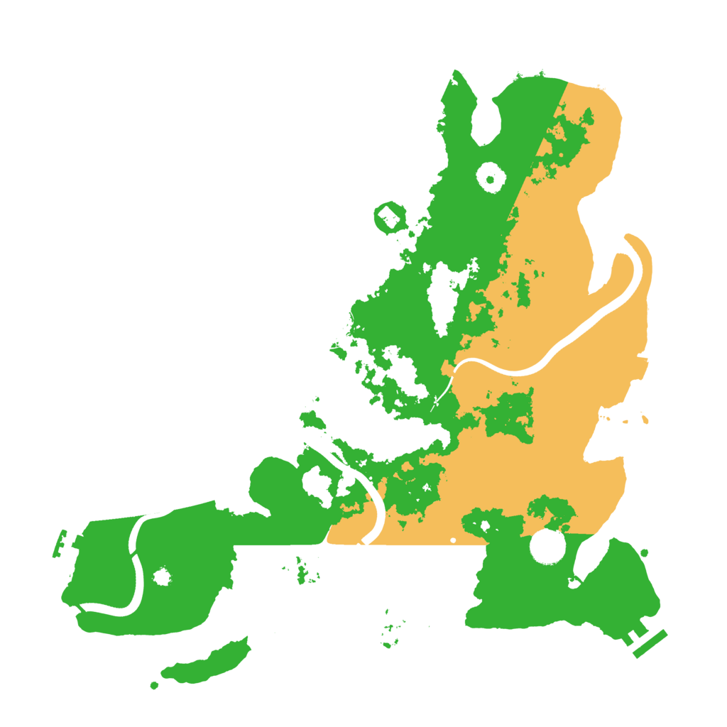 Biome Rust Map: Procedural Map, Size: 3750, Seed: 205531844