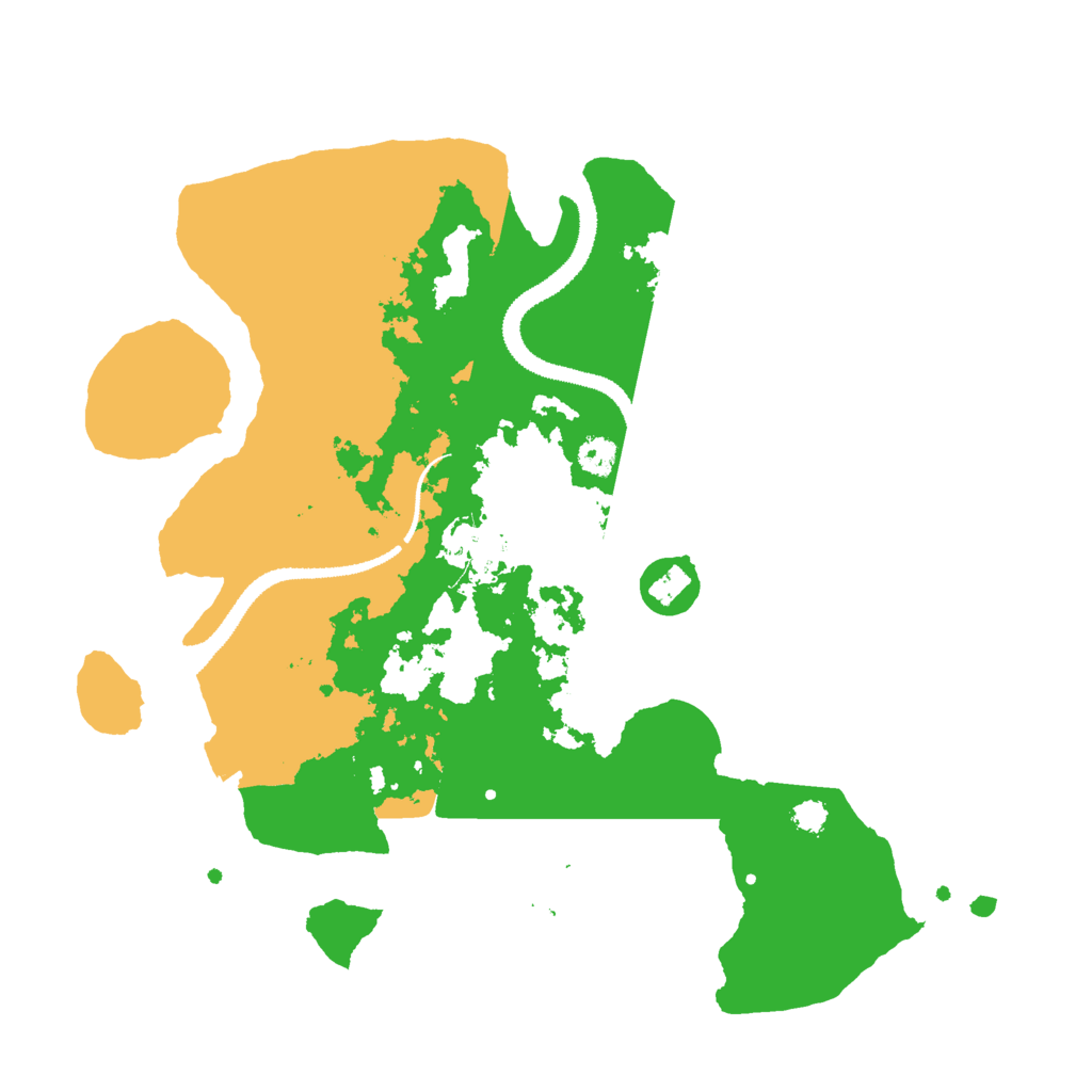 Biome Rust Map: Procedural Map, Size: 3000, Seed: 20548