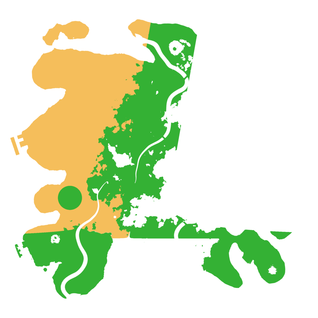 Biome Rust Map: Procedural Map, Size: 3500, Seed: 2133036809