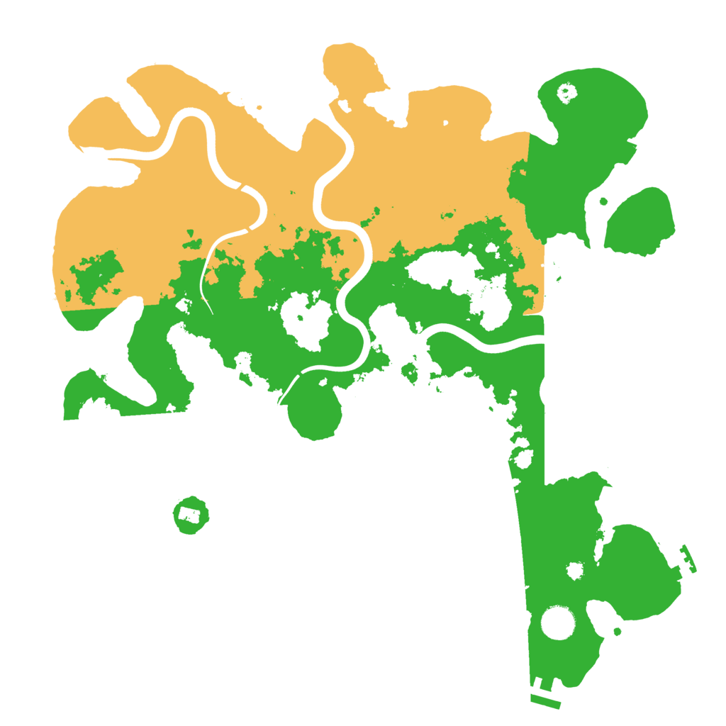 Biome Rust Map: Procedural Map, Size: 3750, Seed: 840631583