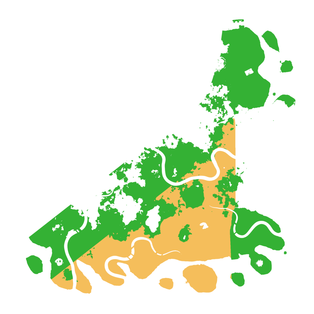 Biome Rust Map: Procedural Map, Size: 4250, Seed: 343343