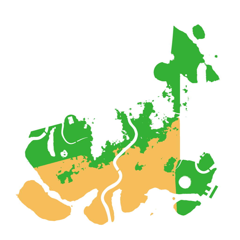 Biome Rust Map: Procedural Map, Size: 3500, Seed: 1669393061