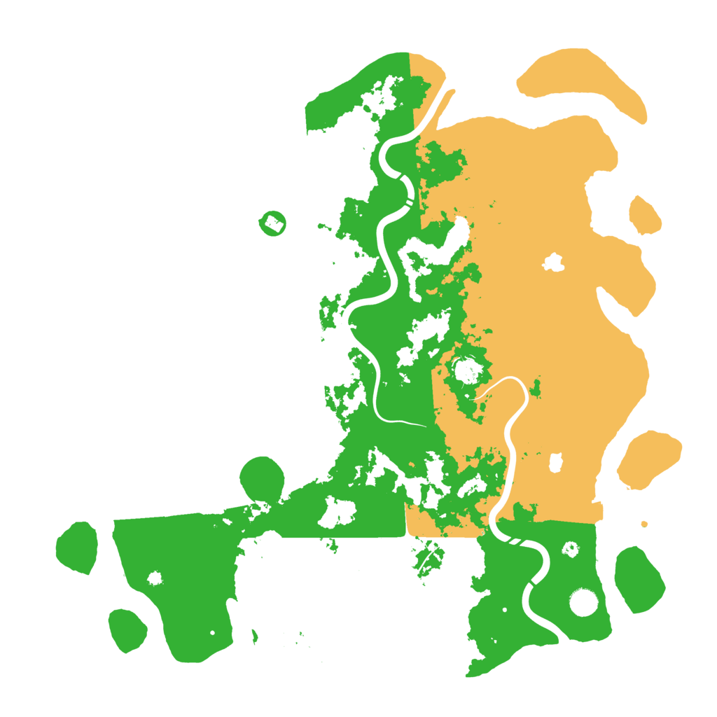Biome Rust Map: Procedural Map, Size: 4500, Seed: 1233349