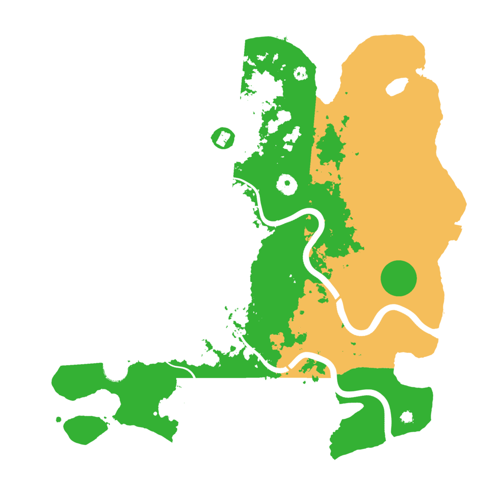 Biome Rust Map: Procedural Map, Size: 3700, Seed: 2116633843
