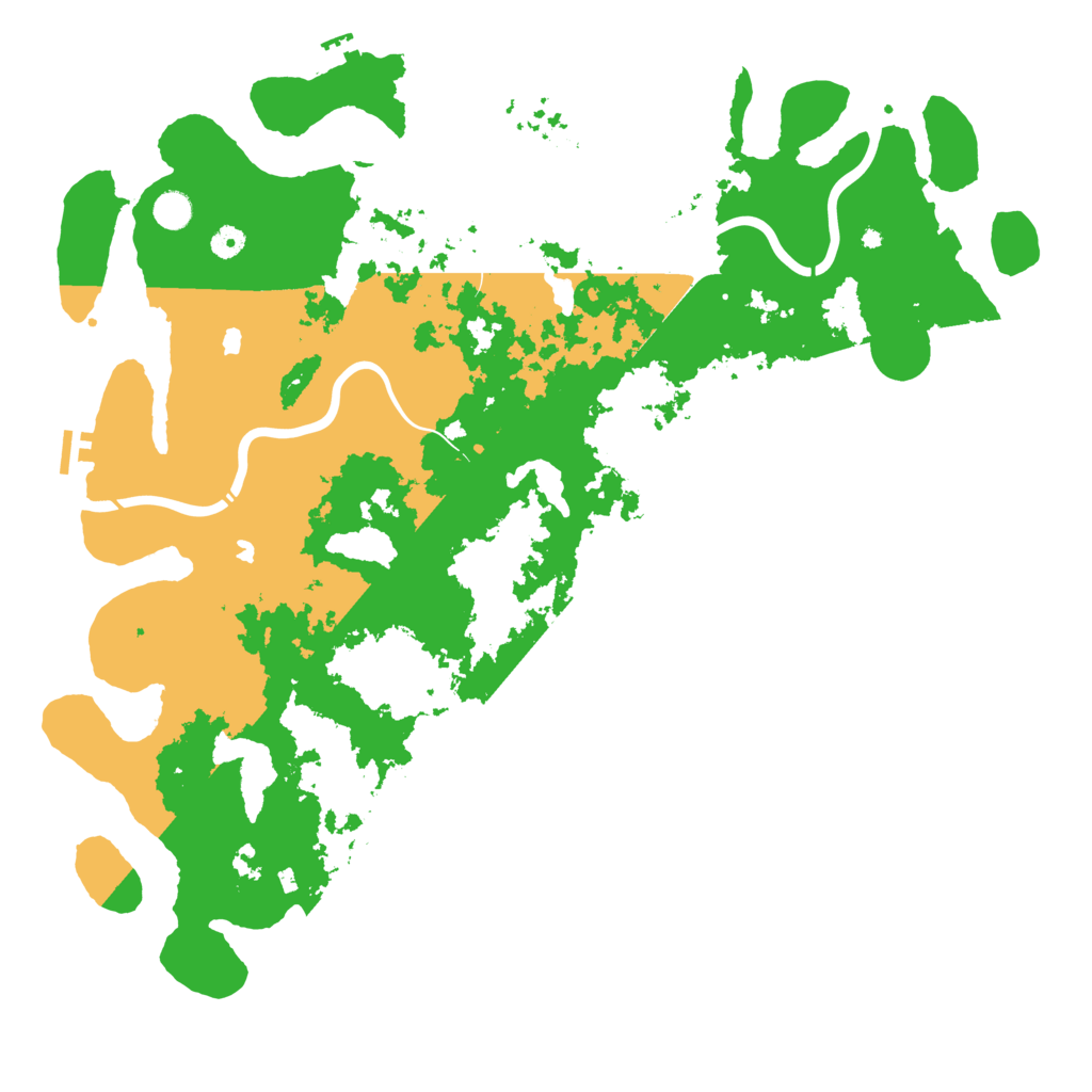 Biome Rust Map: Procedural Map, Size: 5000, Seed: 358677