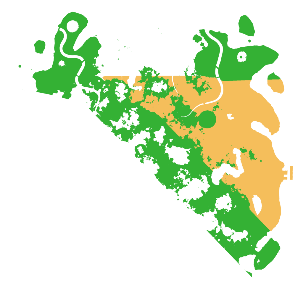 Biome Rust Map: Procedural Map, Size: 4500, Seed: 1227300677