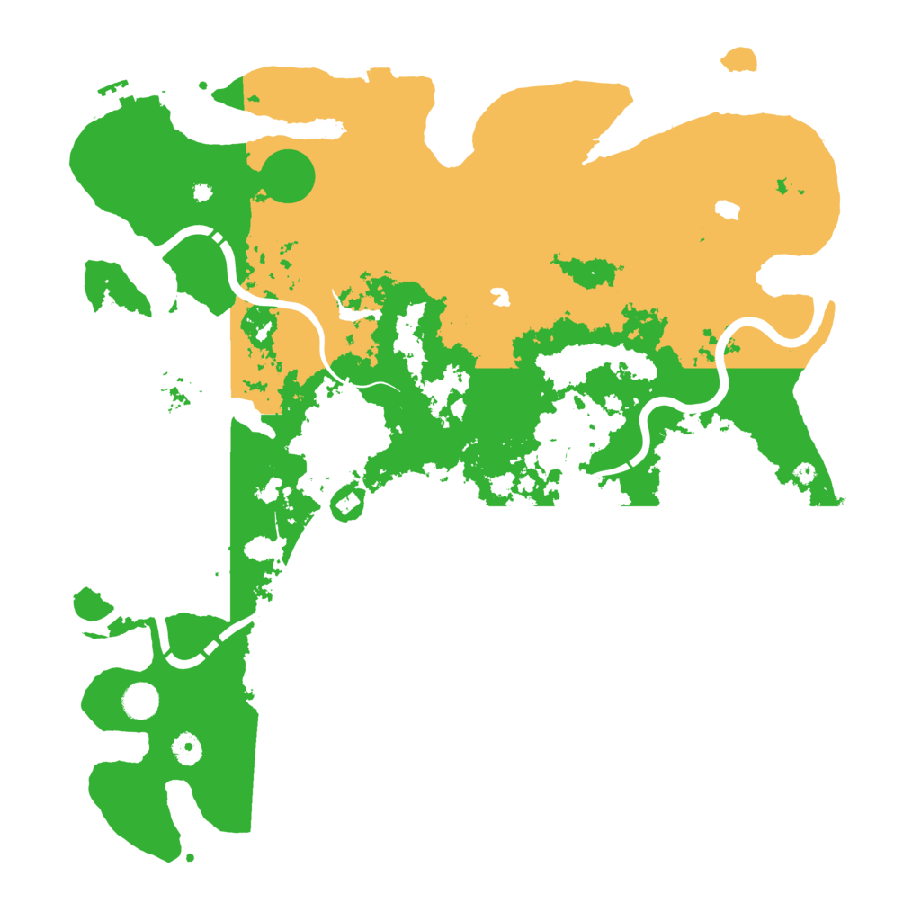 Biome Rust Map: Procedural Map, Size: 4500, Seed: 962587