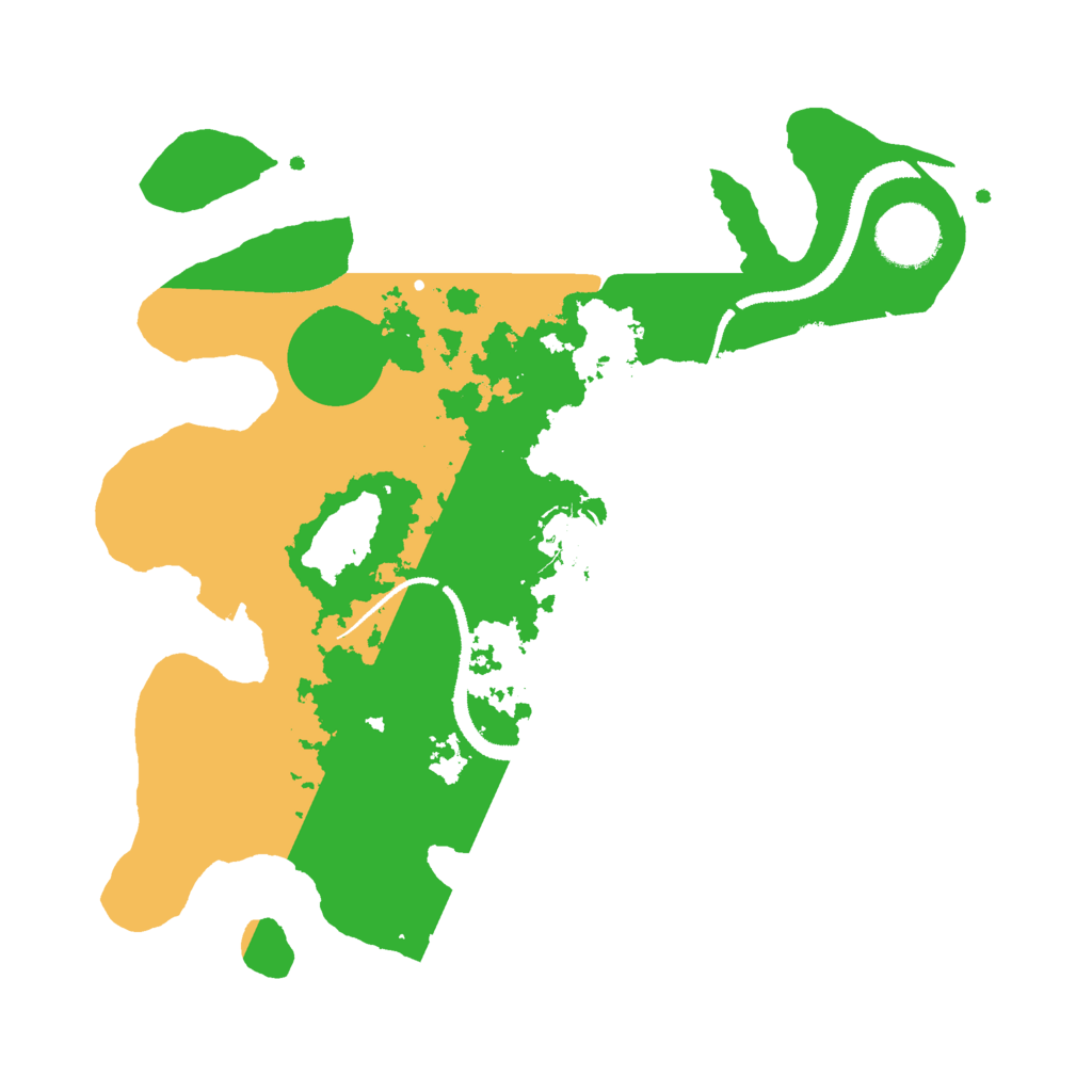 Biome Rust Map: Procedural Map, Size: 3000, Seed: 21949