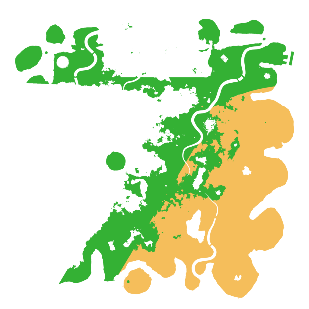 Biome Rust Map: Procedural Map, Size: 4500, Seed: 1457101