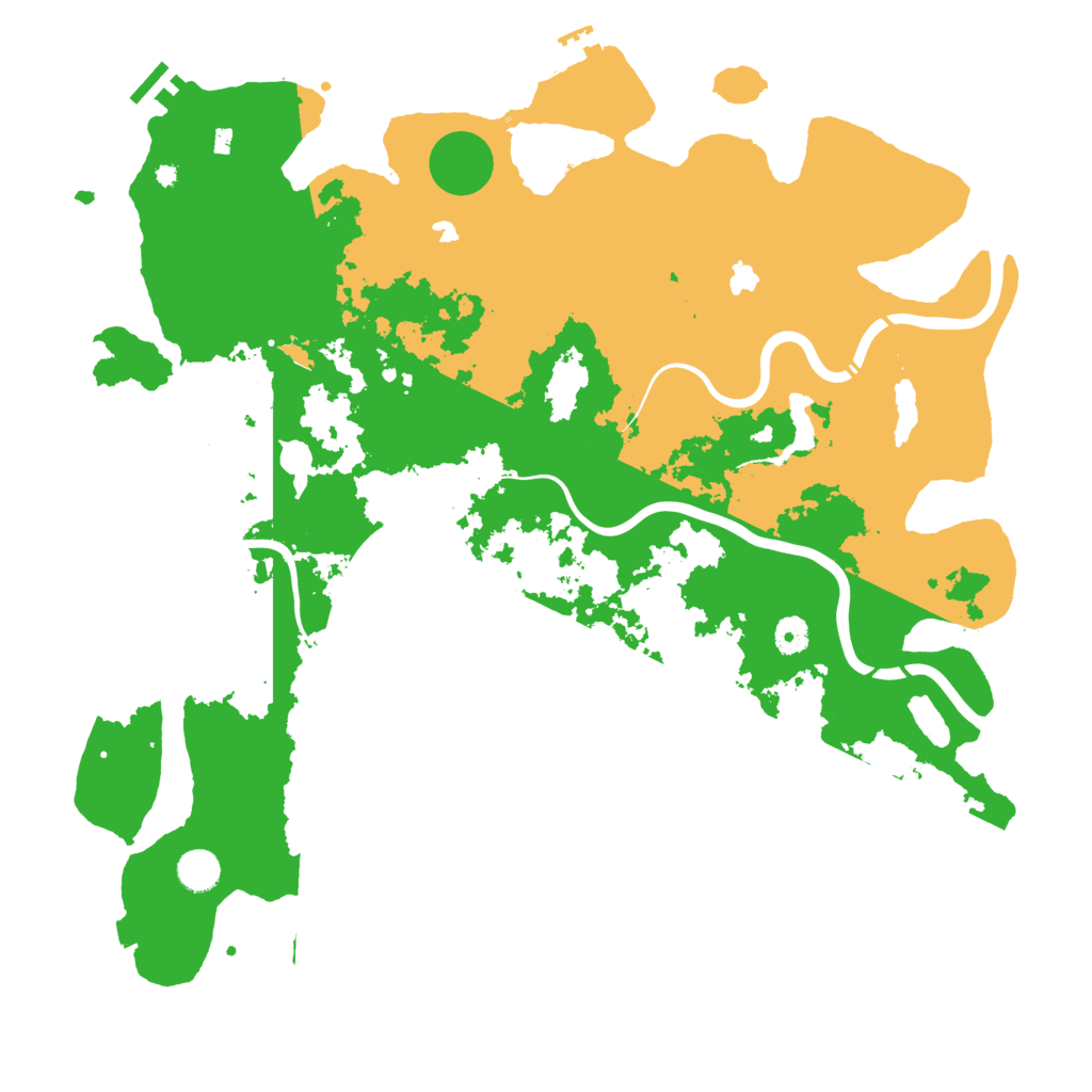 Biome Rust Map: Procedural Map, Size: 4500, Seed: 2087556039
