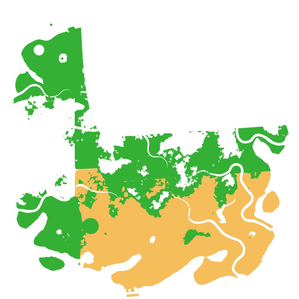 Biome Rust Map: Procedural Map, Size: 5000, Seed: 1651209659