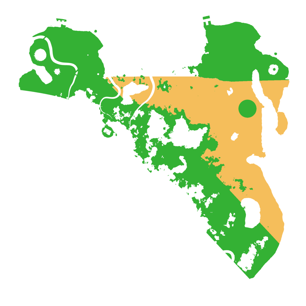 Biome Rust Map: Procedural Map, Size: 4500, Seed: 883331036