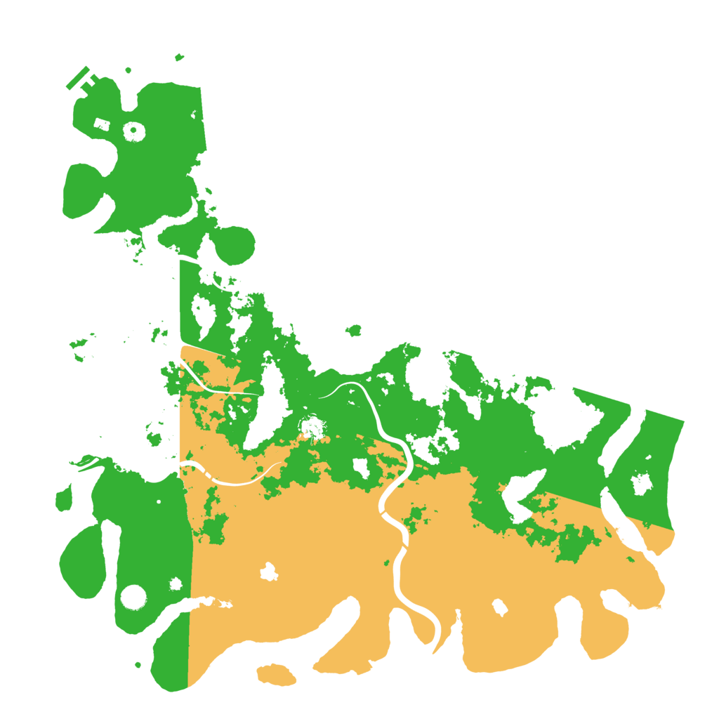 Biome Rust Map: Procedural Map, Size: 5000, Seed: 1750182243