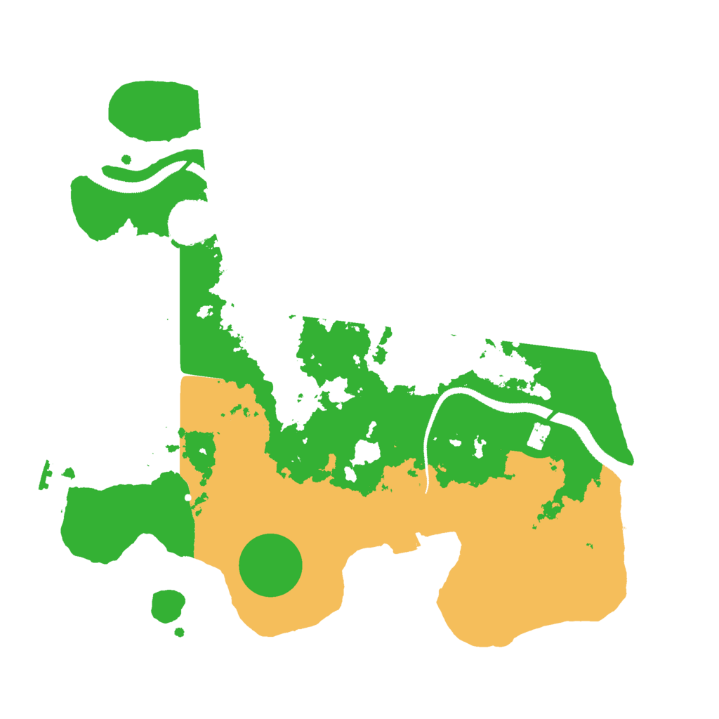 Biome Rust Map: Procedural Map, Size: 3000, Seed: 1942098521
