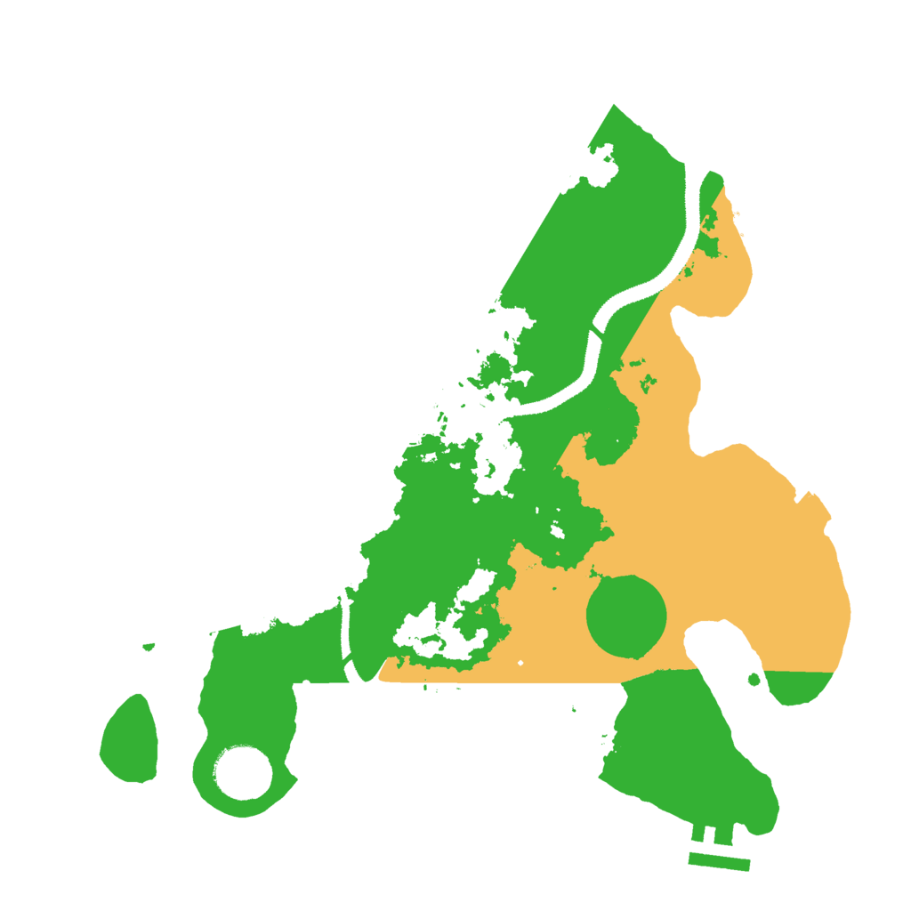 Biome Rust Map: Procedural Map, Size: 3000, Seed: 1178596867