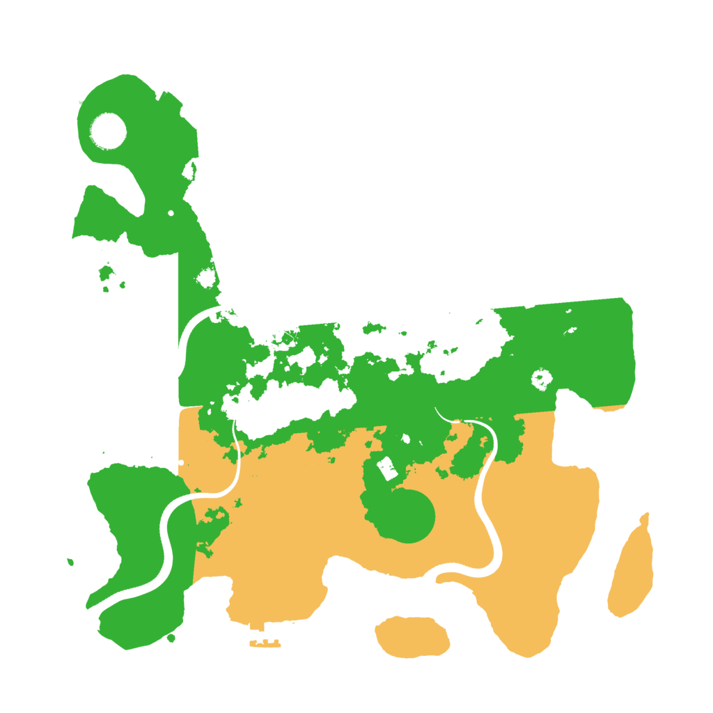 Biome Rust Map: Procedural Map, Size: 3500, Seed: 704185933