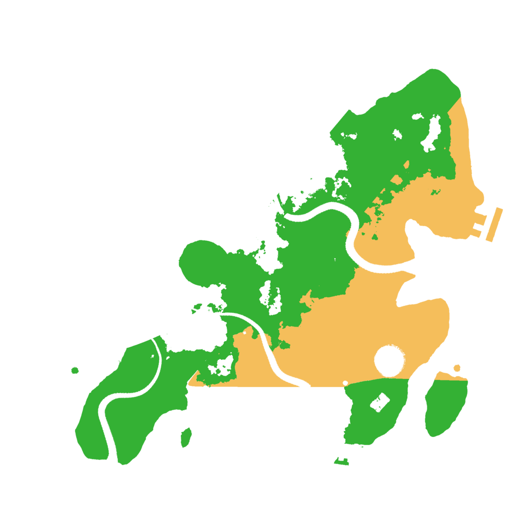 Biome Rust Map: Procedural Map, Size: 3000, Seed: 1582403323