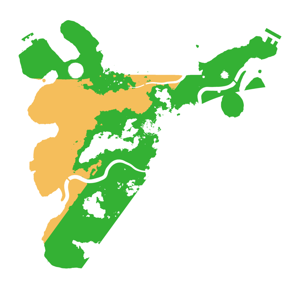 Biome Rust Map: Procedural Map, Size: 3500, Seed: 2026678613