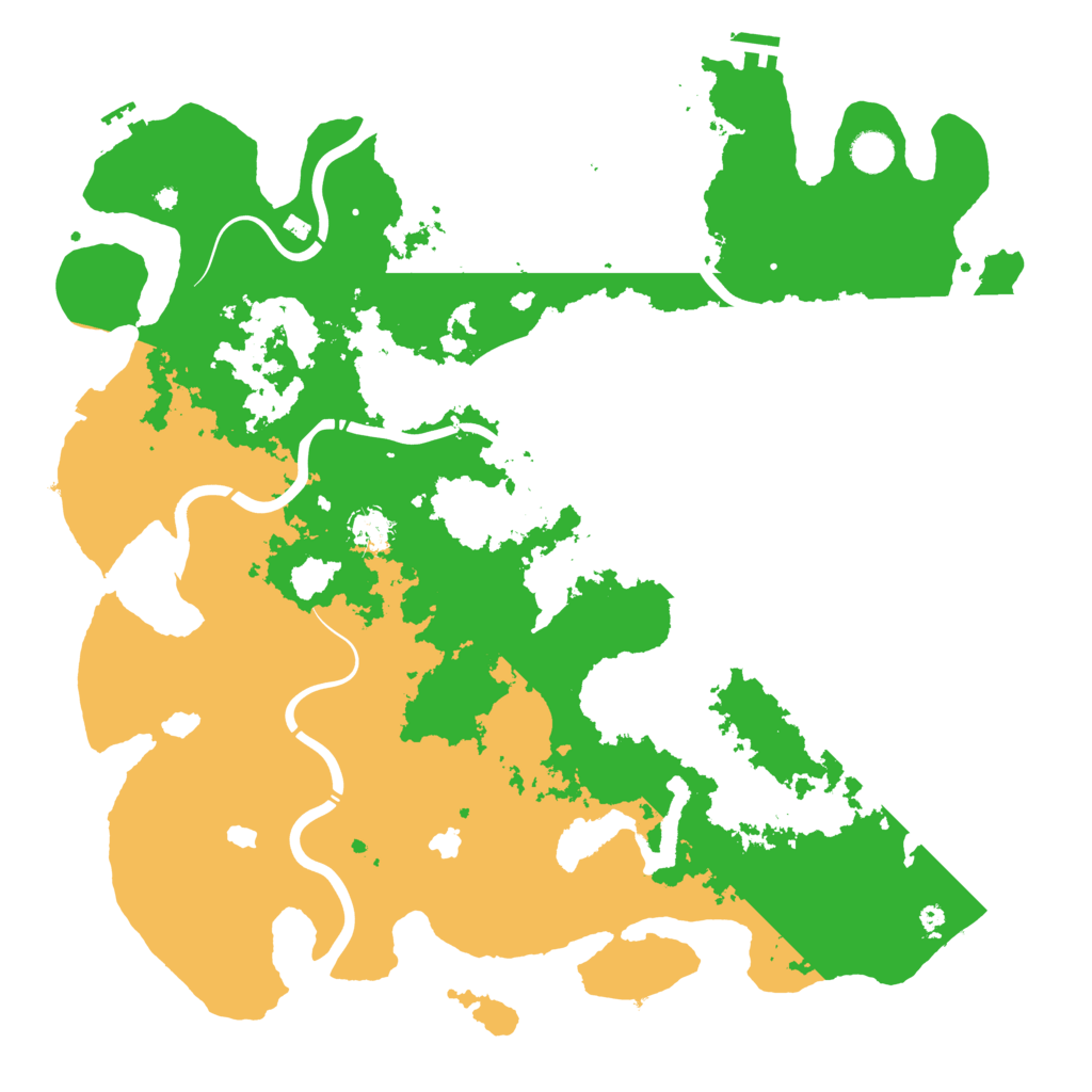 Biome Rust Map: Procedural Map, Size: 4500, Seed: 2097694824
