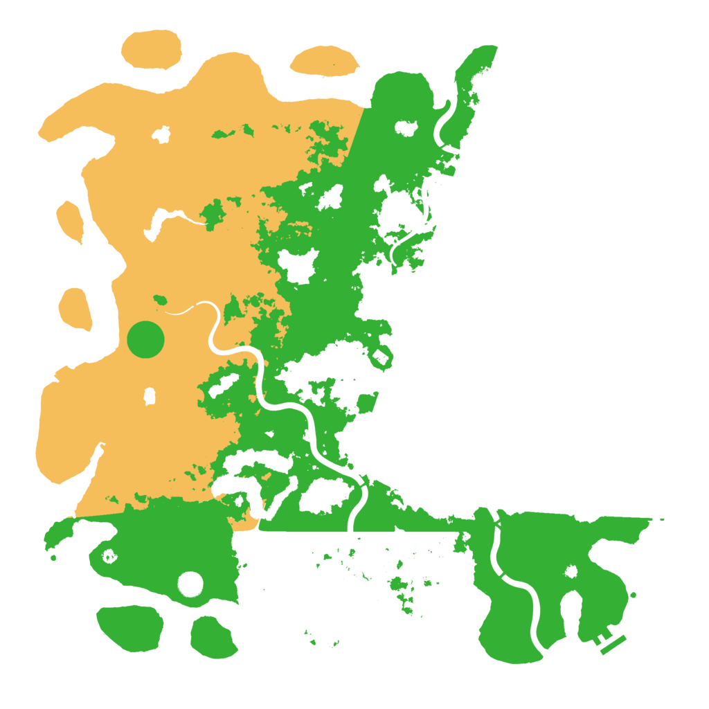 Biome Rust Map: Procedural Map, Size: 5000, Seed: 856739929