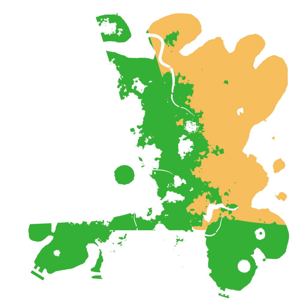 Biome Rust Map: Procedural Map, Size: 4250, Seed: 22651
