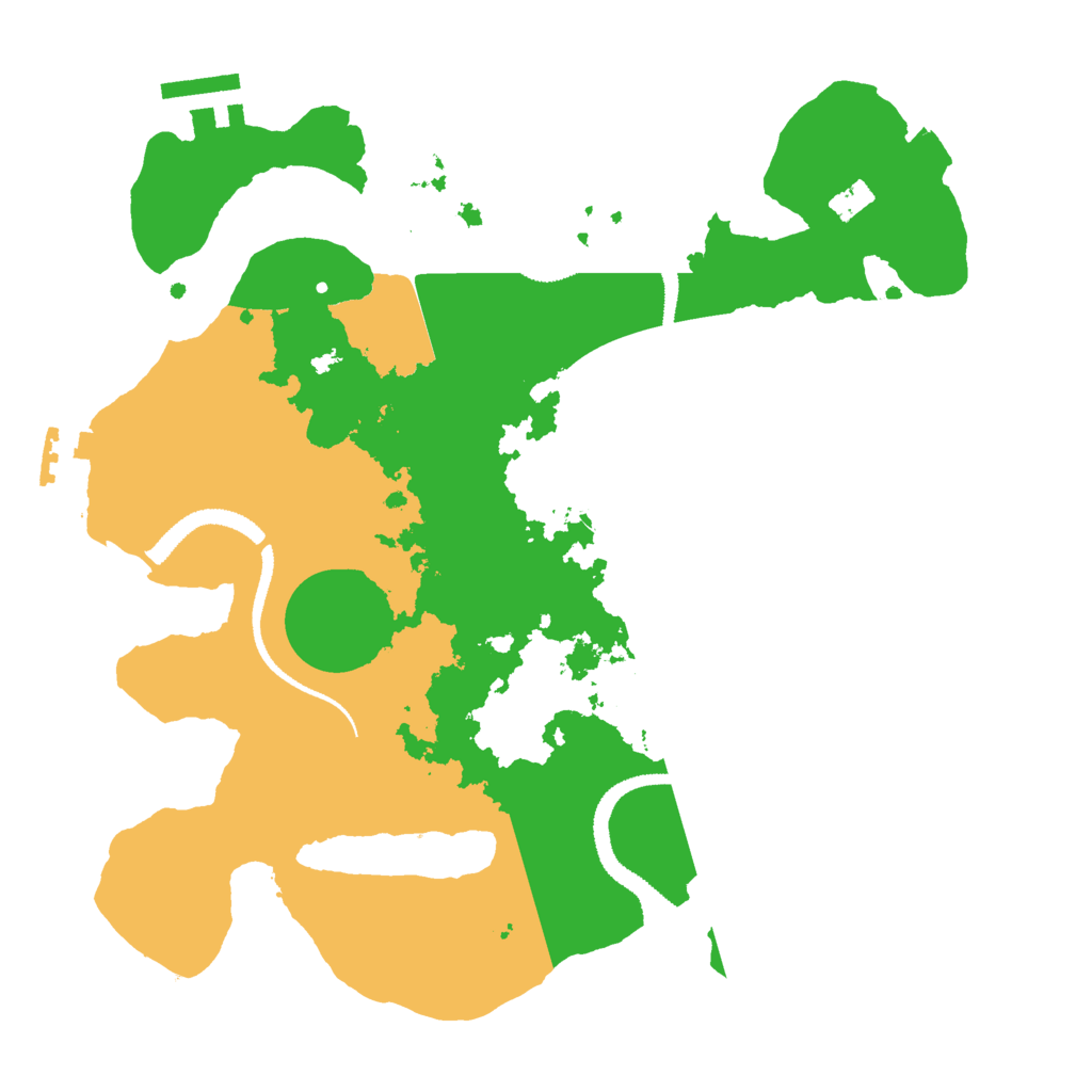 Biome Rust Map: Procedural Map, Size: 2800, Seed: 555657997